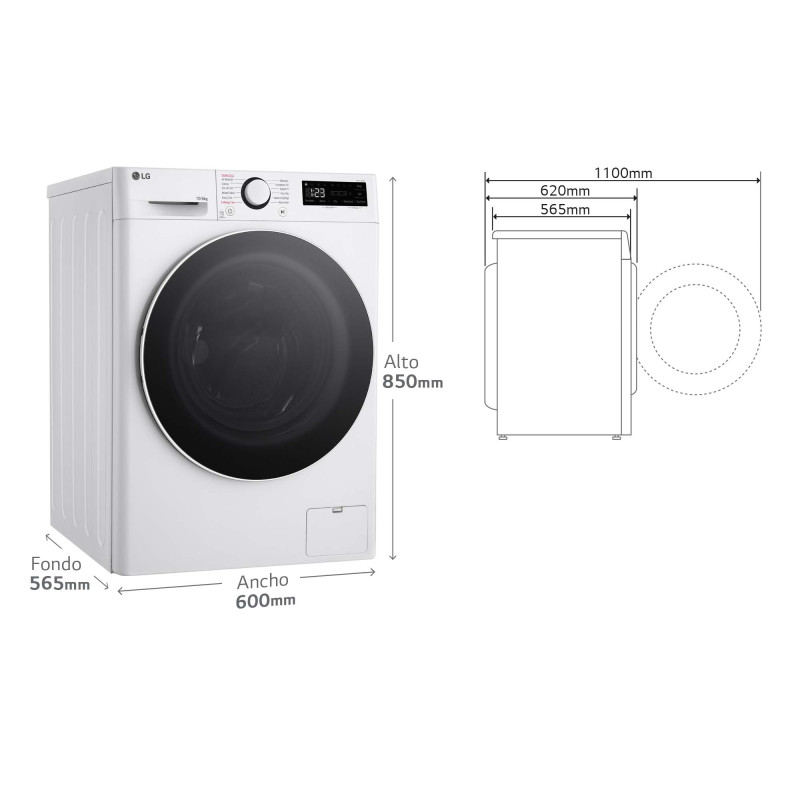Lavasecadora Lg F4DR6010A0W Lavasecadora Lg F4DR6010A0W