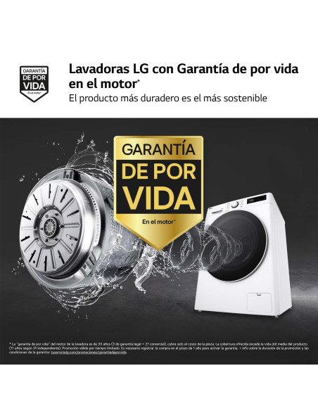 Lavasecadora Lg F4DR6010A0W