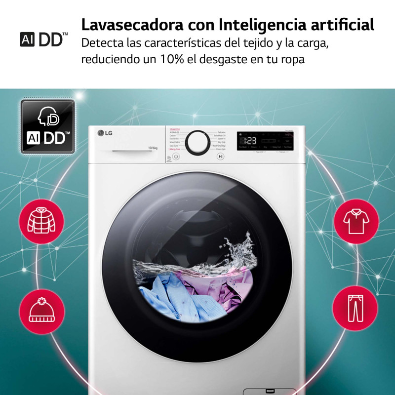 Lavasecadora Lg F4DR6010A0W Lavasecadora Lg F4DR6010A0W