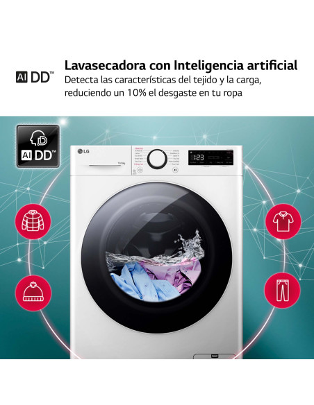 Lavasecadora Lg F4DR6010A0W