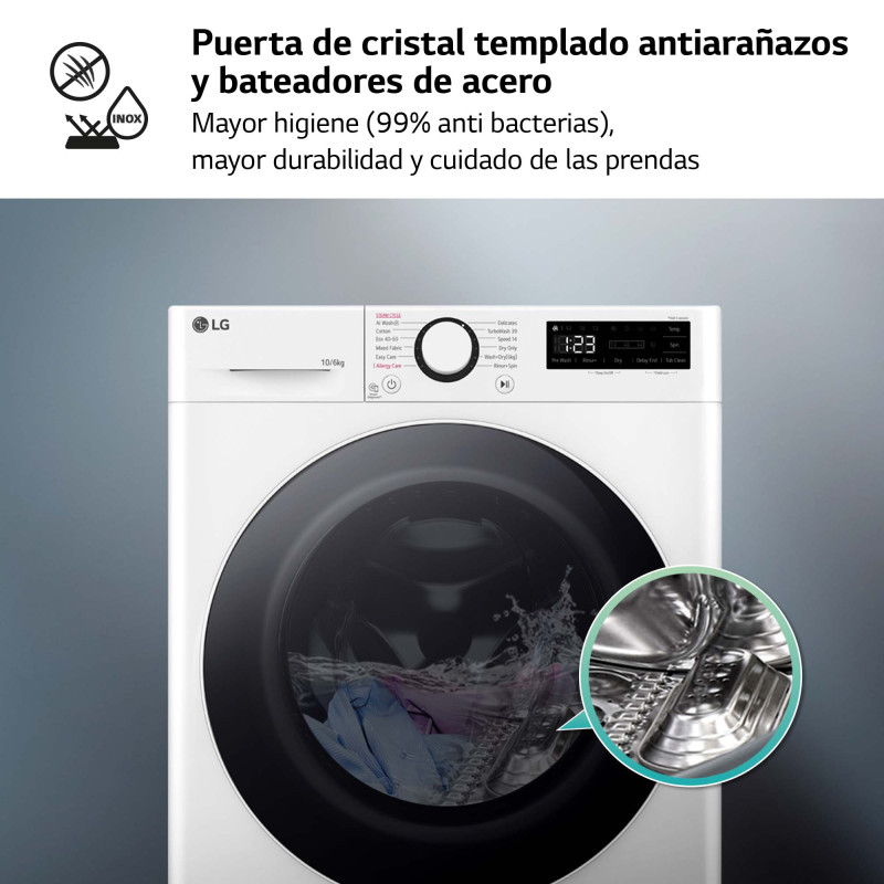 Lavasecadora Lg F4DR6010A0W Lavasecadora Lg F4DR6010A0W