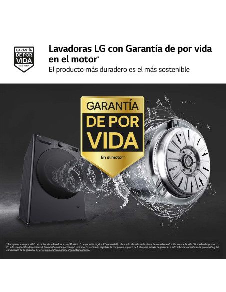 Lavasecadora Lg F4DR6010AGM