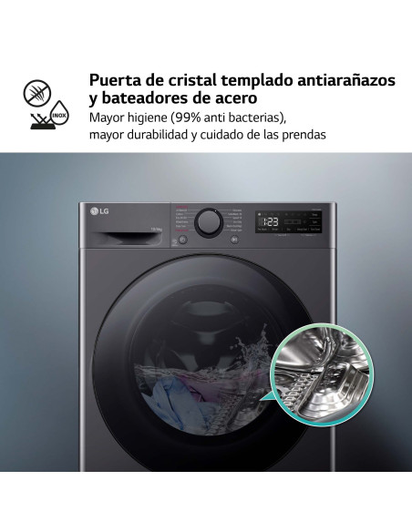 Lavasecadora Lg F4DR6010AGM