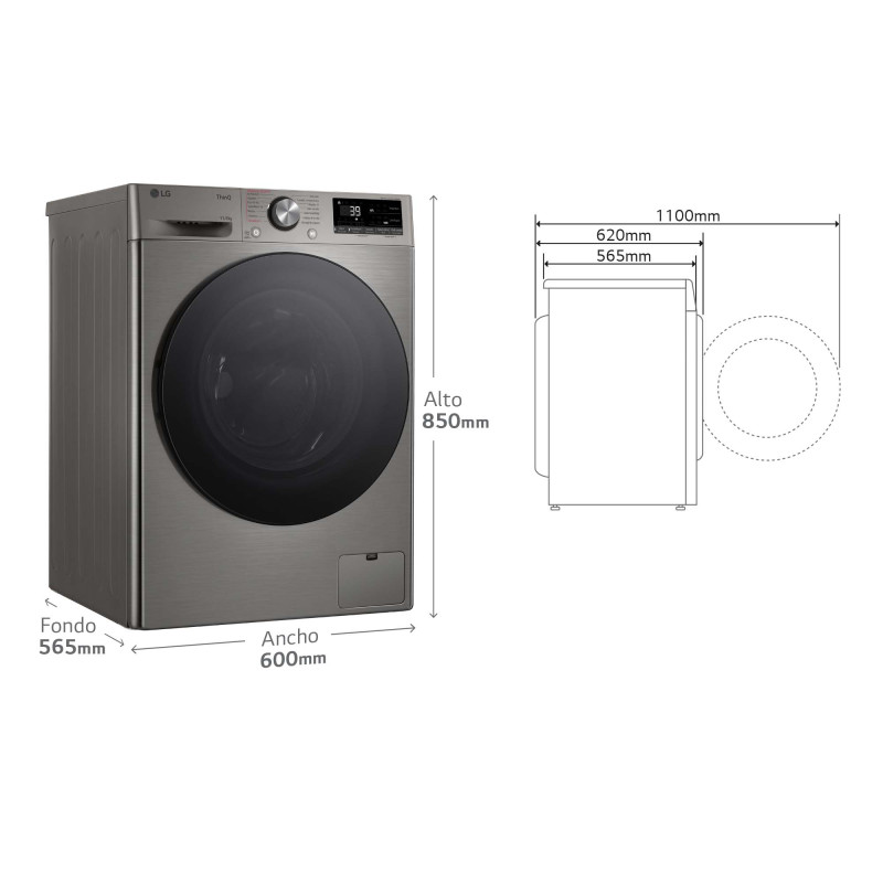 Lavasecadora Lg F4DR7011AGS Lavasecadora Lg F4DR7011AGS