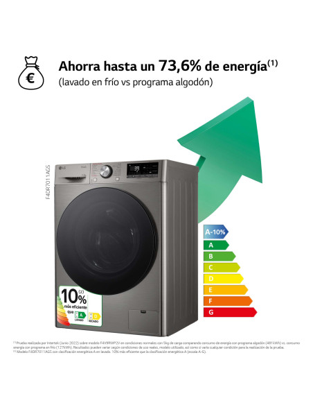 Lavasecadora Lg F4DR7011AGS