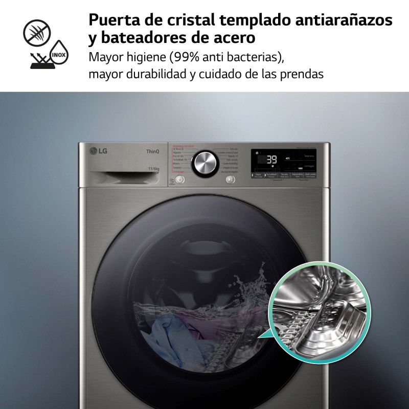 Lavasecadora Lg F4DR7011AGS Lavasecadora Lg F4DR7011AGS