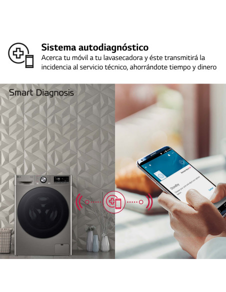 Lavasecadora Lg F4DR7011AGS