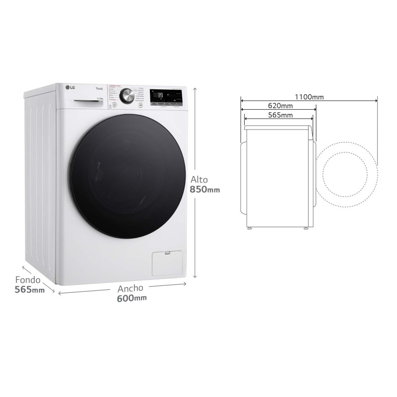 Lavasecadora Lg F4DR7011AGW Lavasecadora Lg F4DR7011AGW
