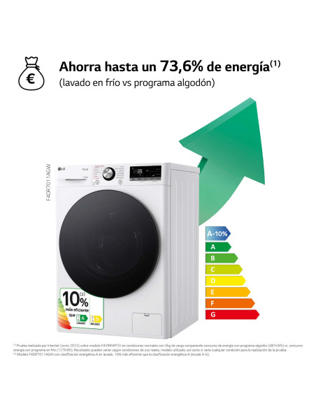 Lavasecadora Lg F4DR7011AGW