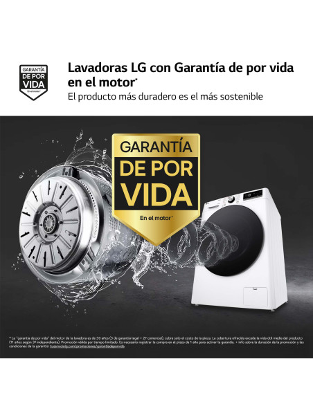 Lavasecadora Lg F4DR7011AGW