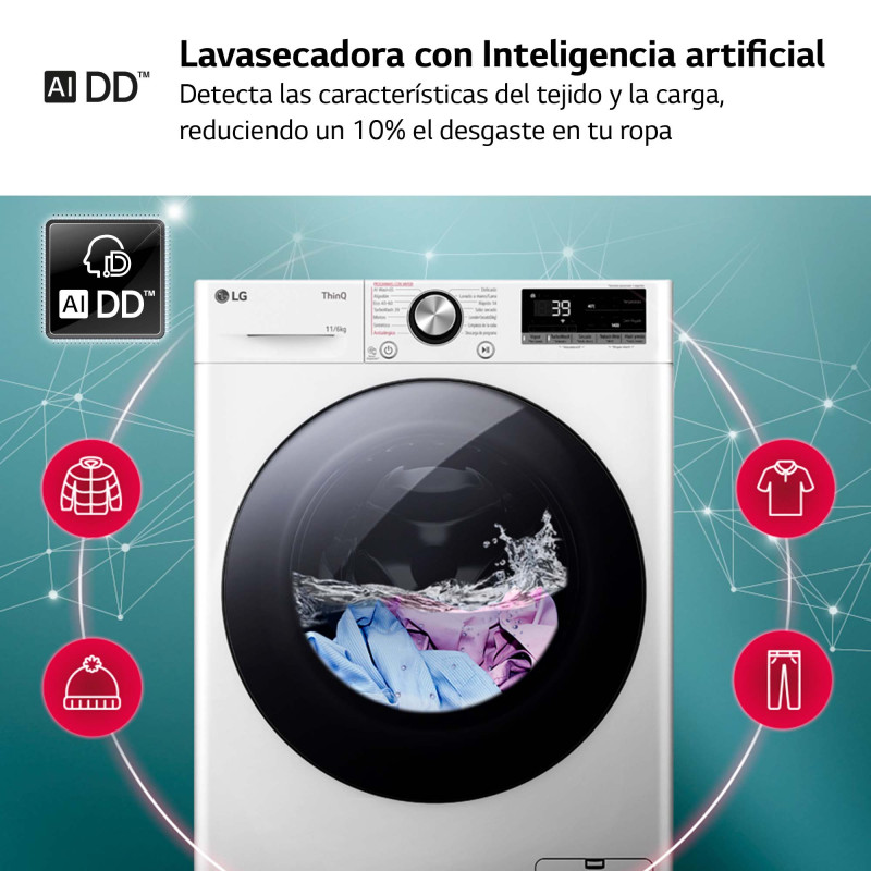 Lavasecadora Lg F4DR7011AGW Lavasecadora Lg F4DR7011AGW