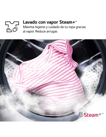 Lavasecadora Lg F4DR7011AGW