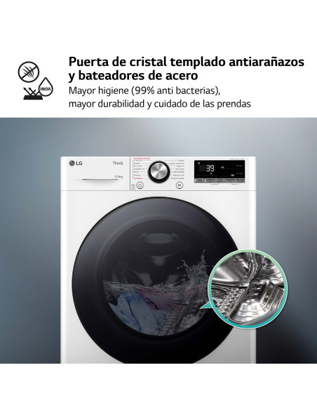 Lavasecadora Lg F4DR7011AGW