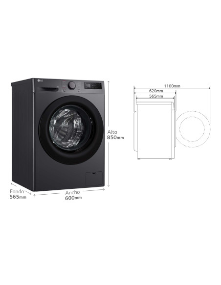 Lavadora Lg F4WR5009A6M