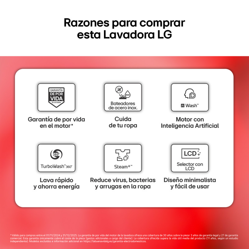 Lavadora Lg F4X7513TWS Lavadora Lg F4X7513TWS