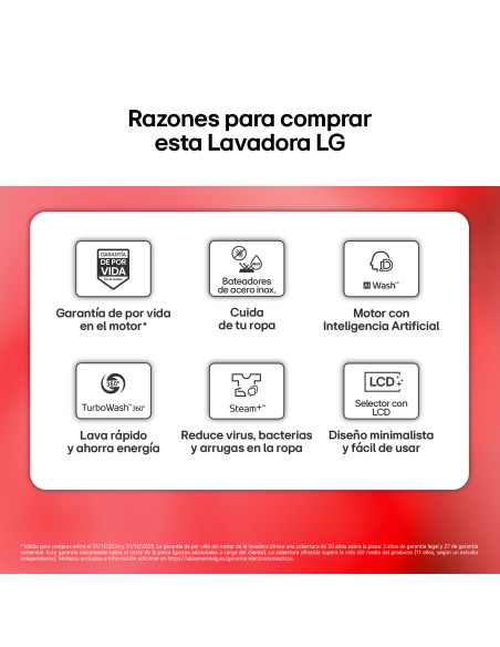 Lavadora Lg F4X7513TWS