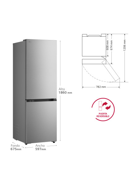Combi NF Lg GBBS312CPY