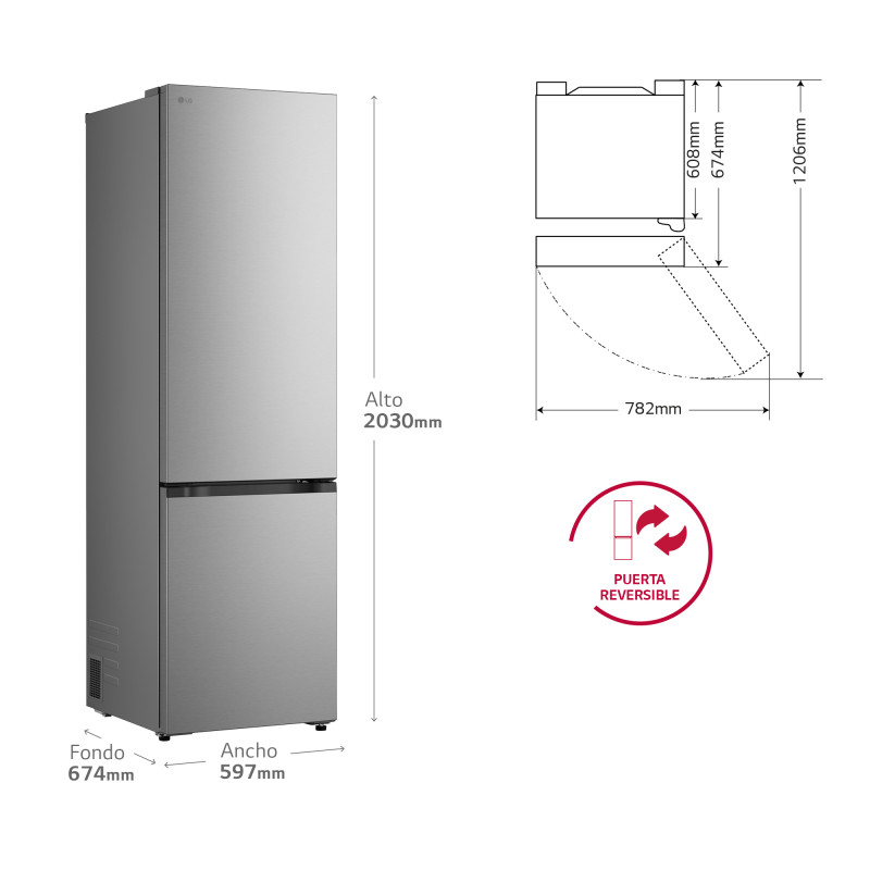 Combi NF Lg GBBS322BSW