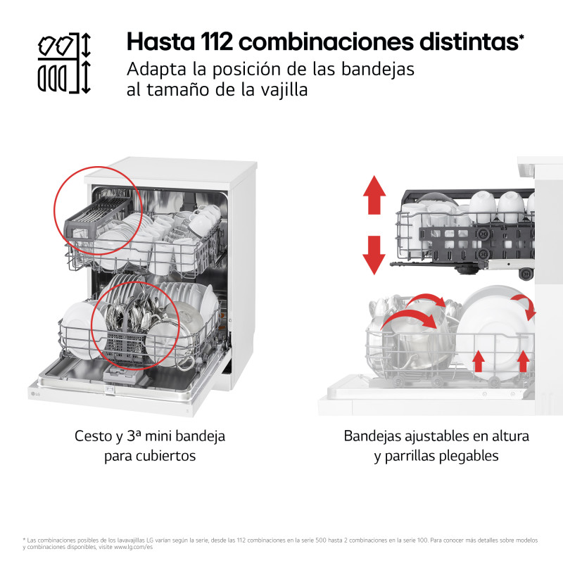 Lavavajillas 60 Lg DF142FW