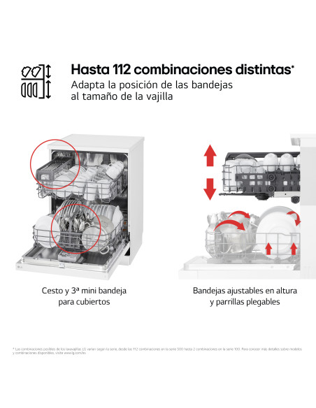 Lavavajillas 60 Lg DF142FW