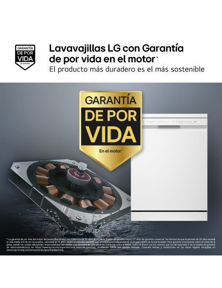Lavavajillas 60 Lg DF273FW