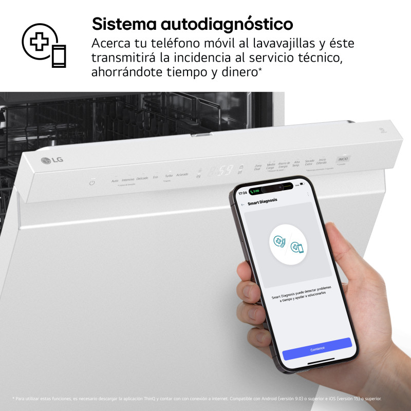 Lavavajillas 60 Lg DF273FW