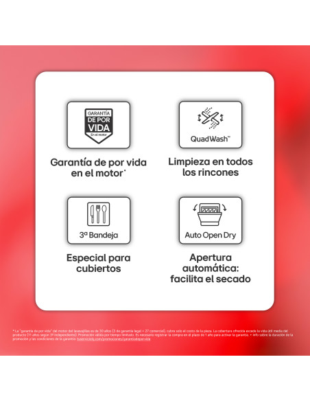 Lavavajillas 60 Lg DF355FW