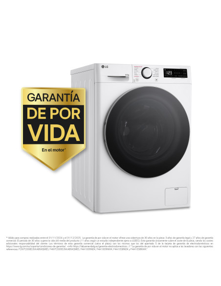 Lavasecadora Lg F2DR5S09A1W