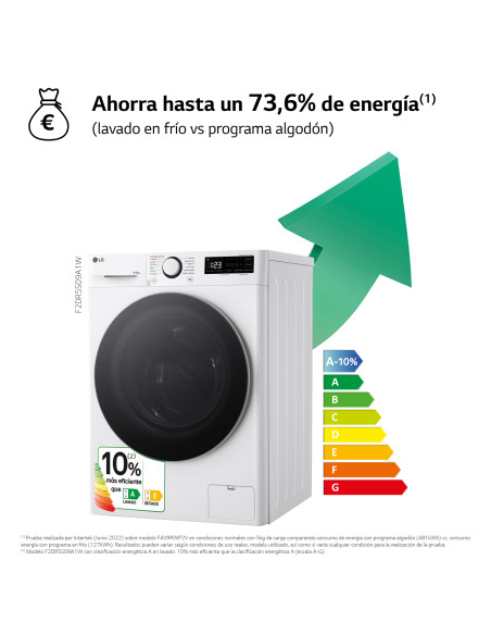 Lavasecadora Lg F2DR5S09A1W