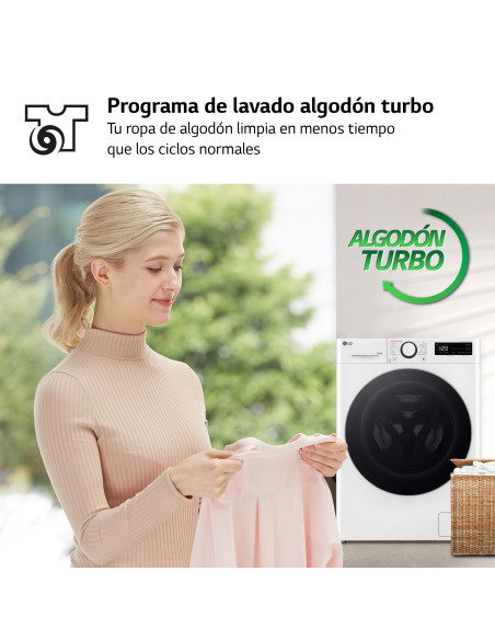 Lavasecadora Lg F2DR5S09A1W