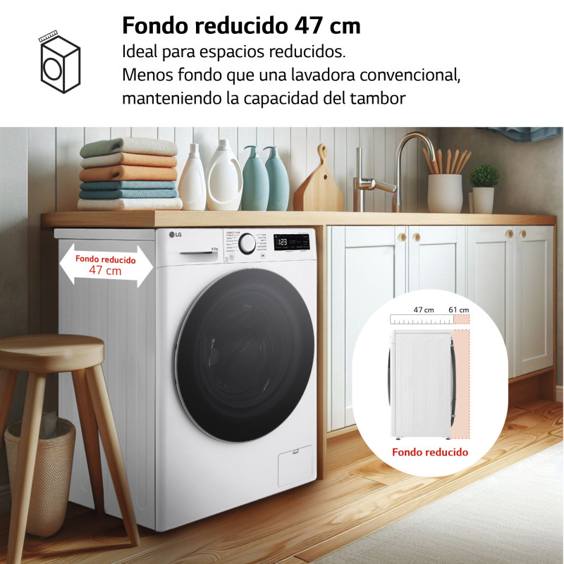 Lavasecadora Lg F2DR5S09A1W Lavasecadora Lg F2DR5S09A1W