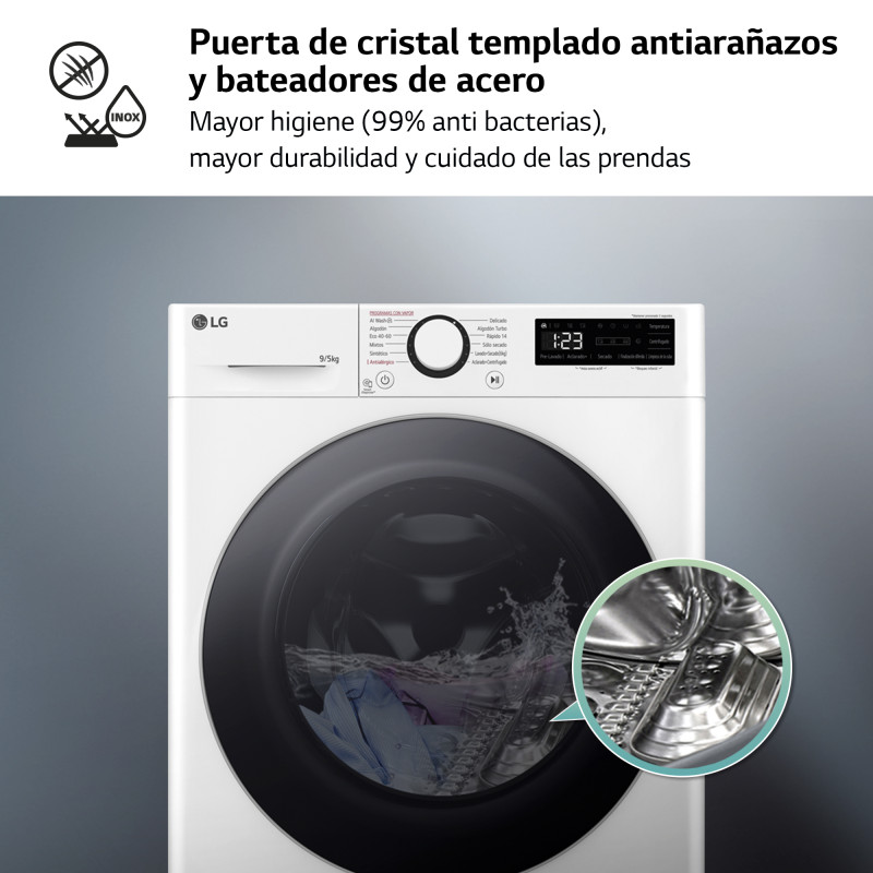 Lavasecadora Lg F2DR5S09A1W Lavasecadora Lg F2DR5S09A1W