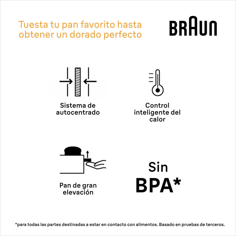 Tostador BRAUN HT1610BK Tostador BRAUN HT1610BK