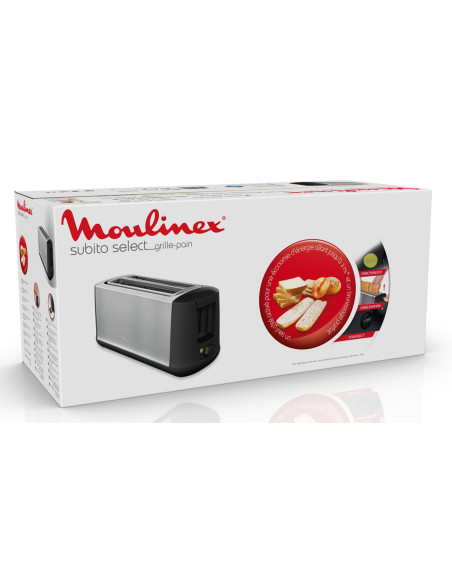 Tostador Moulinex LS342D10, INOX, 2 RANURAS
