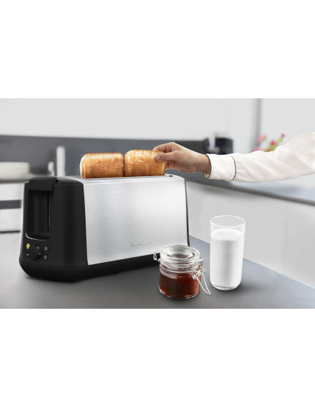 Tostador Moulinex LS342D10, INOX, 2 RANURAS