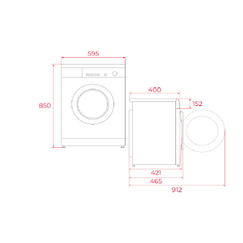 Lavadora frontal Teka WMK10620 Lavadora frontal Teka WMK10620