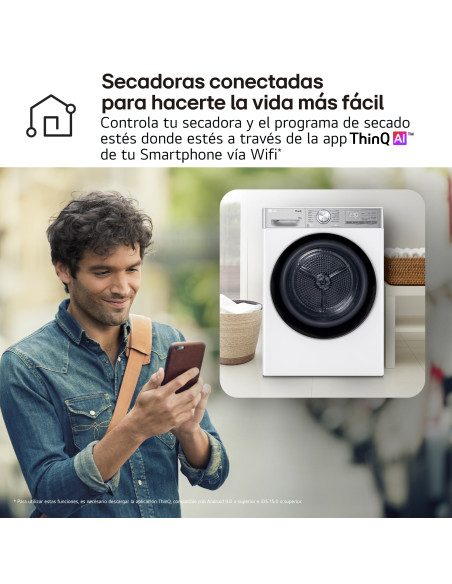 Secadora Lg RH80V9AV4N
