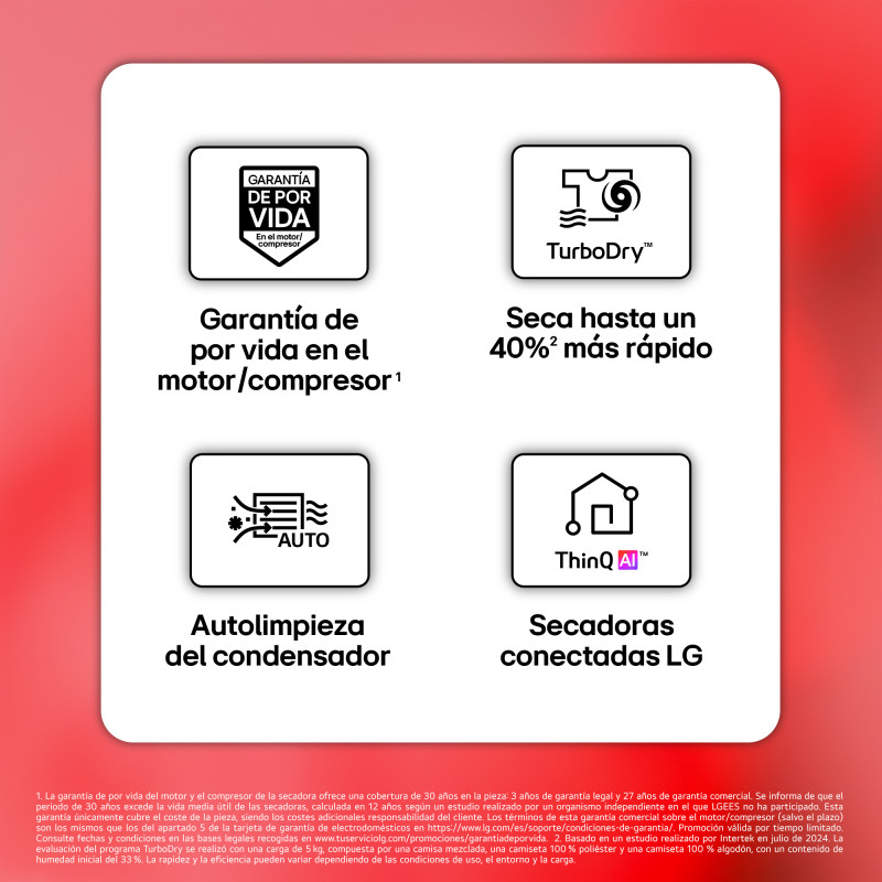 Secadora Lg RH90V5AV6N