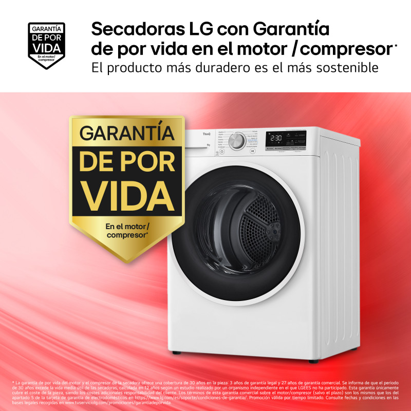 Secadora Lg RH90V5AV6N