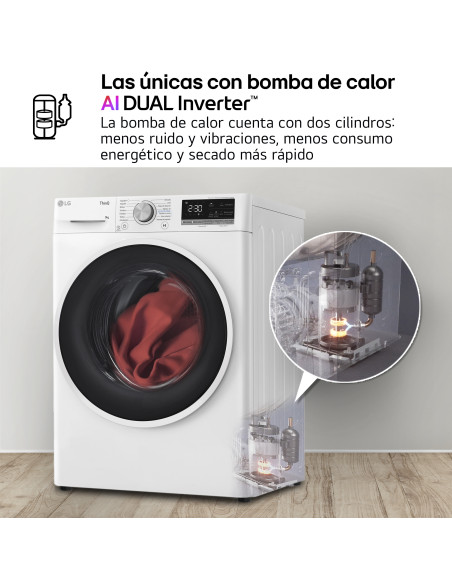 Secadora Lg RH90V5AV6N