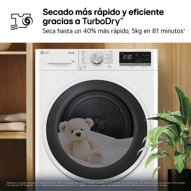 Secadora Lg RH90V5AV6N