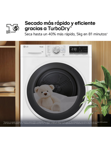 Secadora Lg RH90V5AV6N