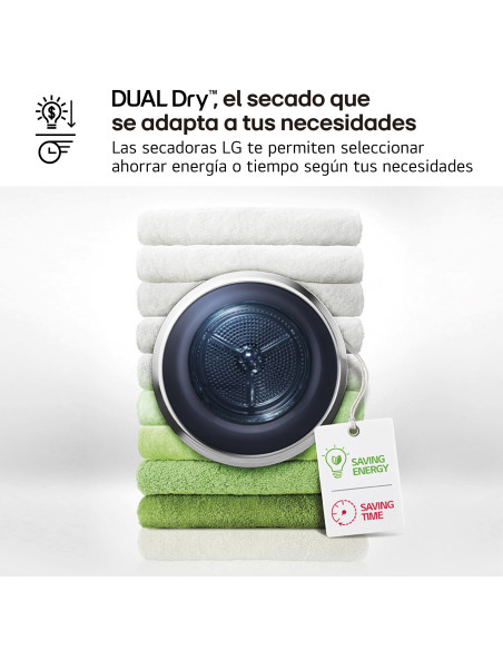 Secadora Lg RH90V5AV6N