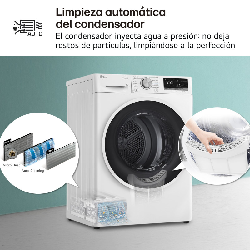 Secadora Lg RH90V5AV6N