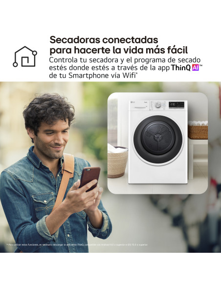 Secadora Lg RH90V5AV6N