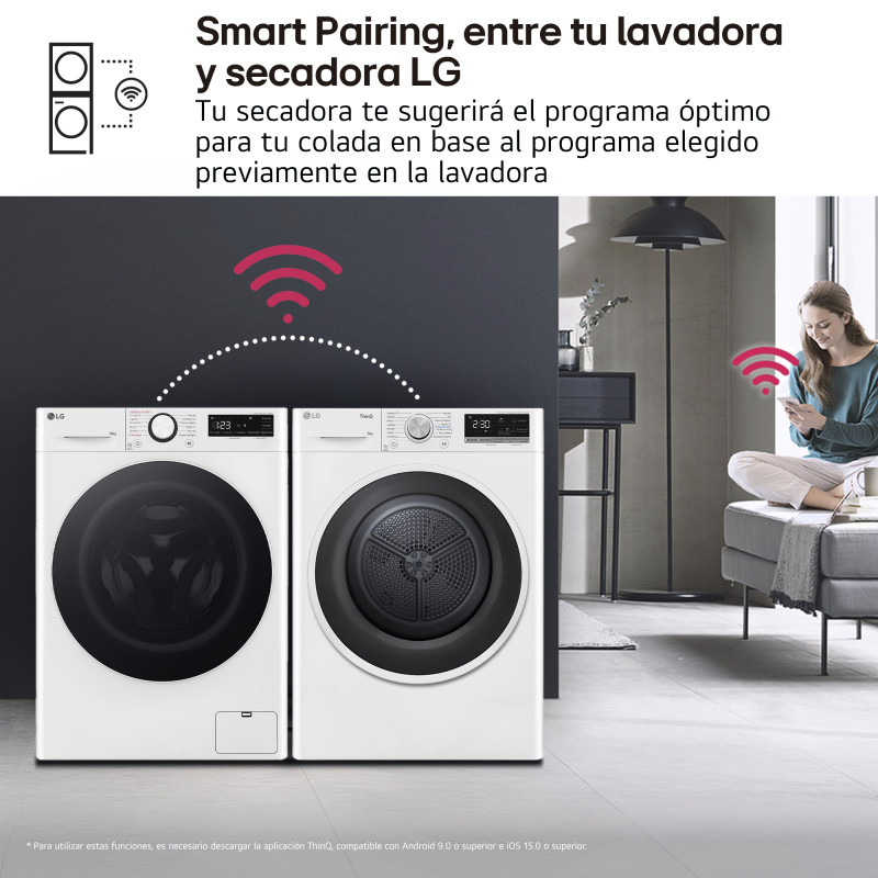 Secadora Lg RH90V5AV6N