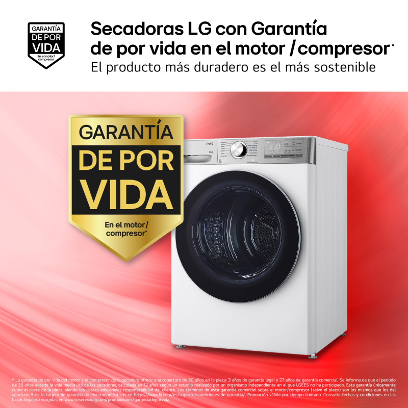 Secadora Lg RH10V9AV2WR Secadora Lg RH10V9AV2WR