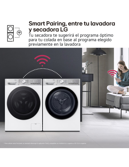 Secadora Lg RH10V9AV2WR