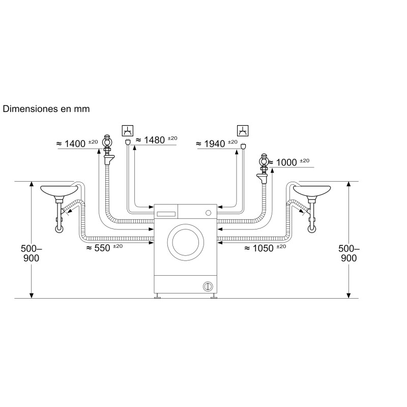 Lavasecadora INT Bosch WKD28260ES Lavasecadora INT Bosch WKD28260ES
