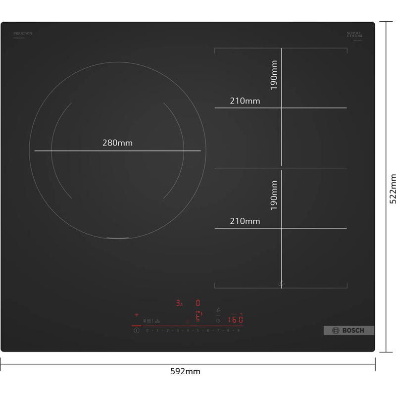 Vitroceramica Induccion indep. Bosch...